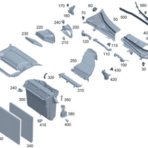 MERCEDES-BENZ EQS V297 Left Water Drain Valve A2978320000 ORIGINAL
