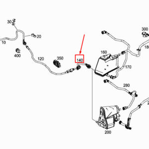 MERCEDES-BENZ A W177 Separation Point Purge Line A2474700764 ORIGINAL