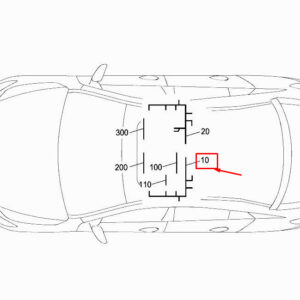 MERCEDES-BENZ CLA C117 Front Left Seat Wiring Harness A1765407102 ORIGINAL