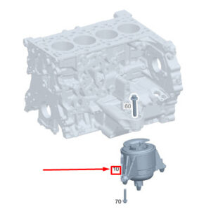 MERCEDES-BENZ C S206 Left Engine Mount A2062400001 ORIGINAL