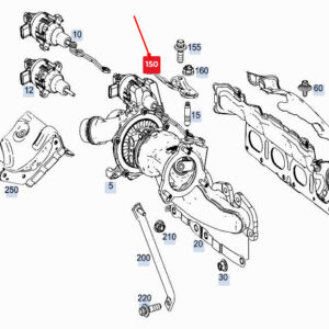 MERCEDES-BENZ A W177 Turbocharger Bracket A2600960000 ORIGINAL