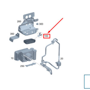 MERCEDES-BENZ S W223 Compressor Insulator Repair Kit A0993230600 ORIGINAL