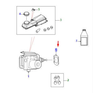 JAGUAR I-PACE X590 Power Brake Booster Gasket T4K20284 ORIGINAL