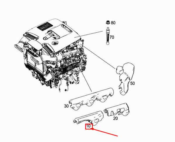 MERCEDES-BENZ E W213 Front Left Engine Soundproofing A1772262000 ORIGINAL