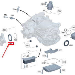 MERCEDES-BENZ C S206 Rear Axle Differential Sealing Ring A0009975417 ORIGINAL