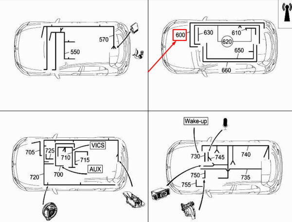 MERCEDES-BENZ GLA X156 Rear Window Amplifier Wiring A1565403606 ORIGINAL