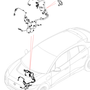 JAGUAR I-PACE X590 Front End Harness T4K18529 ORIGINAL