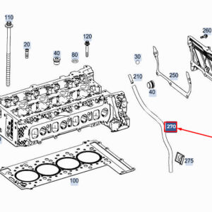 MERCEDES-BENZ A W177 Engine Vent Hose A6540161900 ORIGINAL
