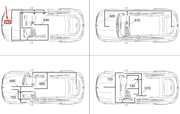 MERCEDES-BENZ GLE W167 All-Wheel Drive Wiring Harness A1675402514 ORIGINAL