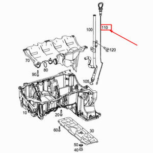 MERCEDES-BENZ C W205 Engine Oil Dip Stick A6260180200 ORIGINAL