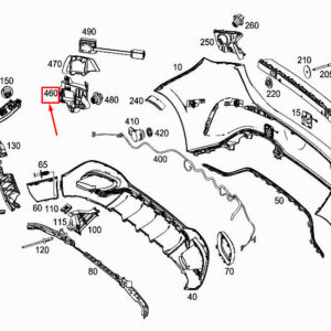 MERCEDES-BENZ A W177 Rear Left Radar Sensor Bracket A1778212500 ORIGINAL