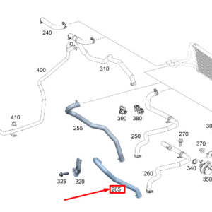 MERCEDES-BENZ SPRINTER 907 Engine Feed Hose A9078300002 ORIGINAL