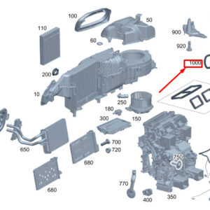 MERCEDES-BENZ S W223 Fine Particle Filter Hose A2238004100 ORIGINAL