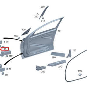 MERCEDES-BENZ C S206 Front Door Check A2067209901 ORIGINAL