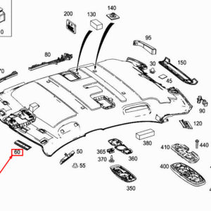 MERCEDES-BENZ S W222 Right Roof Absorber A2226920860 ORIGINAL