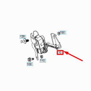 MERCEDES-BENZ C W204 Rear Left Turning Angle Sensor A2125401517 ORIGINAL