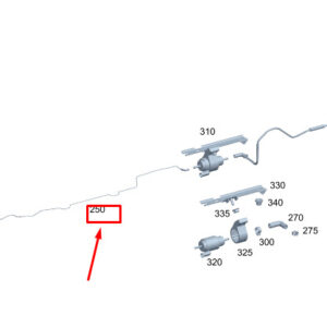 MERCEDES-BENZ GLS X167 Fuel Line A1674709003 ORIGINAL