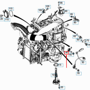 MERCEDES-BENZ E C238 Knock Sensor A0009056205 ORIGINAL