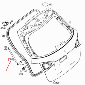 MERCEDES-BENZ A W177 Rear Left Side Tailgate Gas Strut A1779800164 ORIGINAL