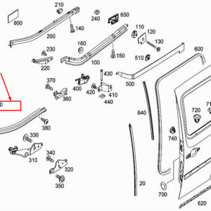 MERCEDES-BENZ CITAN W415 Sliding Door Guide Wedge A4157580000 ORIGINAL