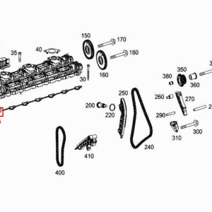 MERCEDES-BENZ S W222 Camshaft Bearing Housing Seal A6560511700 ORIGINAL