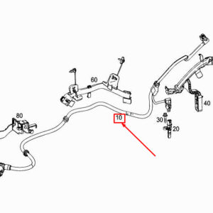 MERCEDES-BENZ A W177 Rear Left Speed Sensor Harness A2475400700 ORIGINAL