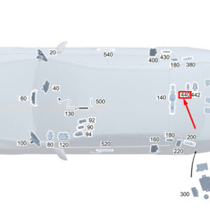 MERCEDES-BENZ S W223 Rear Shelf Transceiver A0009051720 ORIGINAL
