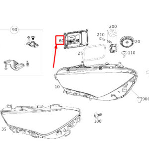 MERCEDES-BENZ CLA C118 Left Headlight Control Unit A2139008039 ORIGINAL