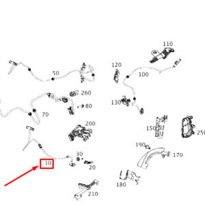 MERCEDES-BENZ AMG GT X290 Rear Right ABS Wiring Harness A2905401406 ORIGINAL