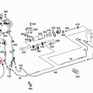 MERCEDES-BENZ C W205 Engine Leak Oil Line A6260780009 ORIGINAL