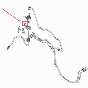 MERCEDES-BENZ CITAN W415 Bleed Valve Bracket A4535410040 ORIGINAL