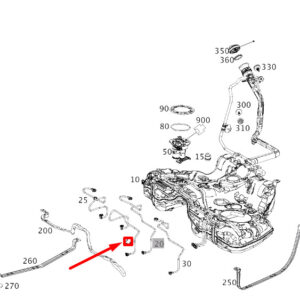 MERCEDES-BENZ S W222 Advance Fuel Line A2224700600 ORIGINAL