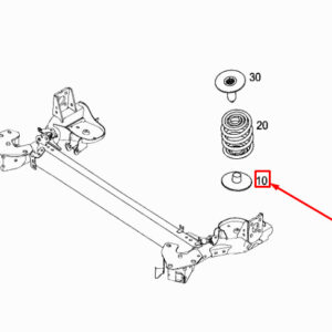 MERCEDES-BENZ CITAN W415 Rear Coil Spring Retainer A4153520300 ORIGINAL