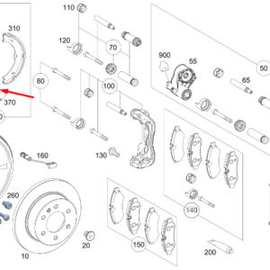 MERCEDES-BENZ SPRINTER 907 Drum Brake Expansion Lock A9064200089 ORIGINAL