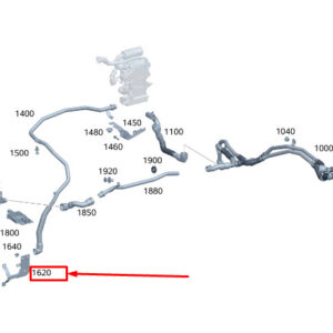 MERCEDES-BENZ S W223 Engine Coolant Pump Holder A2238306500 ORIGINAL