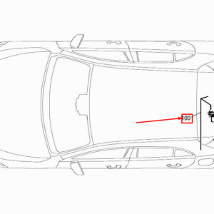 MERCEDES-BENZ A W177 Fuel Pump Electrical Wiring Harness A1775404810 ORIGINAL