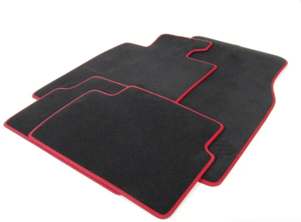 MINI CLUBMAN R55 Velours Floor Mats Carbon Set LHD 51477324833 ORIGINAL - Image 3