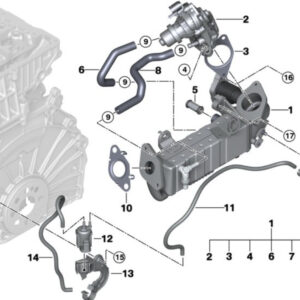MINI CABRIO F57 Vacumm Box 8570803 11718570803 ORIGINAL