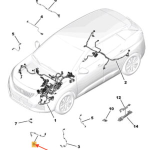 PEUGEOT 3008 Additional Main Harness 9832136080 ORIGINAL