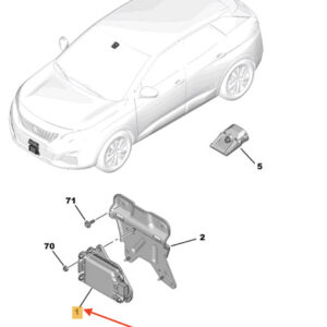 PEUGEOT 3008 Distronic Unit 1618842180 ORIGINAL