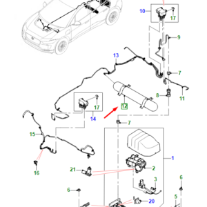 JAGUAR I-PACE X590 Air Suspension Reservoir T4K1339 ORIGINAL