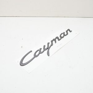 PORSCHE CAYMAN 987 Rear Hatch Emblem 98755923900 ORIGINAL