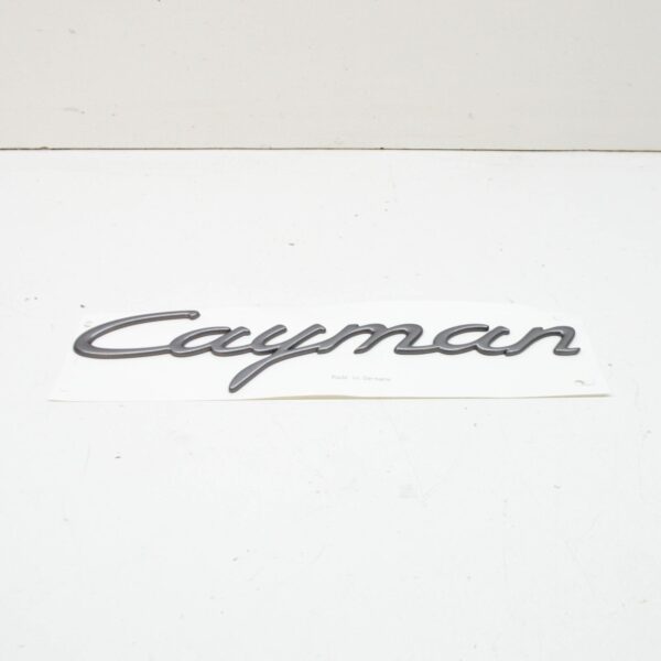 PORSCHE CAYMAN 987 Rear Hatch Emblem 98755923900 ORIGINAL - Image 2
