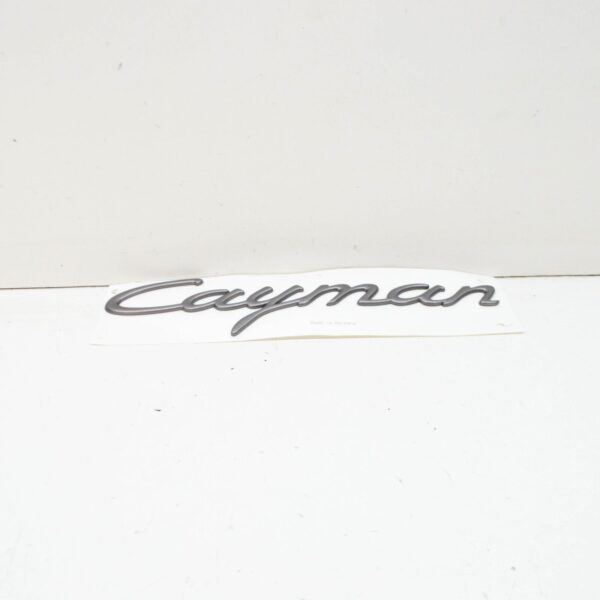 PORSCHE CAYMAN 987 Rear Hatch Emblem 98755923900 ORIGINAL - Image 4