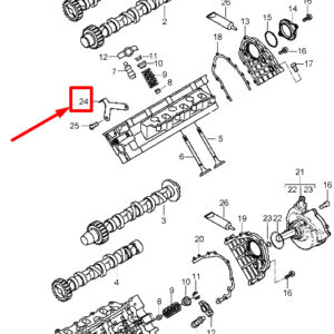 PORSCHE CAYENNE 92A Camshaft Valve Bracket 95511076400 ORIGINAL