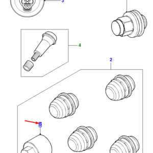 JAGUAR I-PACE X590 Type S Wheel Nut Key Adaptor T2R36351 ORIGINAL