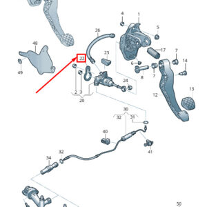 SKODA RAPID NH Master Cylinder Seal 6R0721410 ORIGINAL