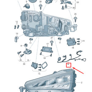 SKODA KAMIQ Headlamps Wiring Harness 657941813A ORIGINAL