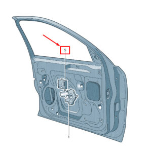 SKODA SUPERB MK2 3T Front Left Door Control Unit RHD 7N0959792A ORIGINAL
