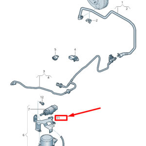 SKODA OCTAVIA 5E MK3 Vacuum Pump Retainer 5Q0612391N ORIGINAL